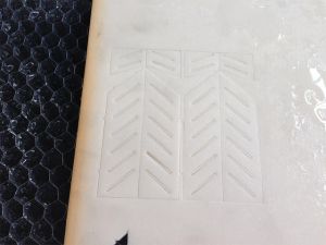 Sponge-paper-leather pure water cutting